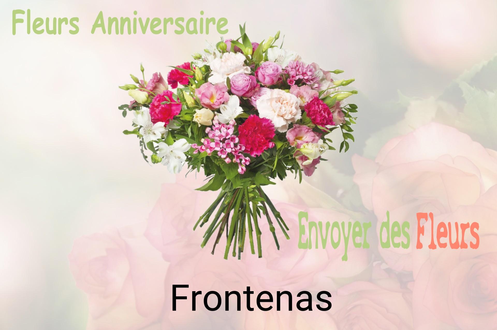 Bouquet de fleurs d’anniversaire livré à Frontenas